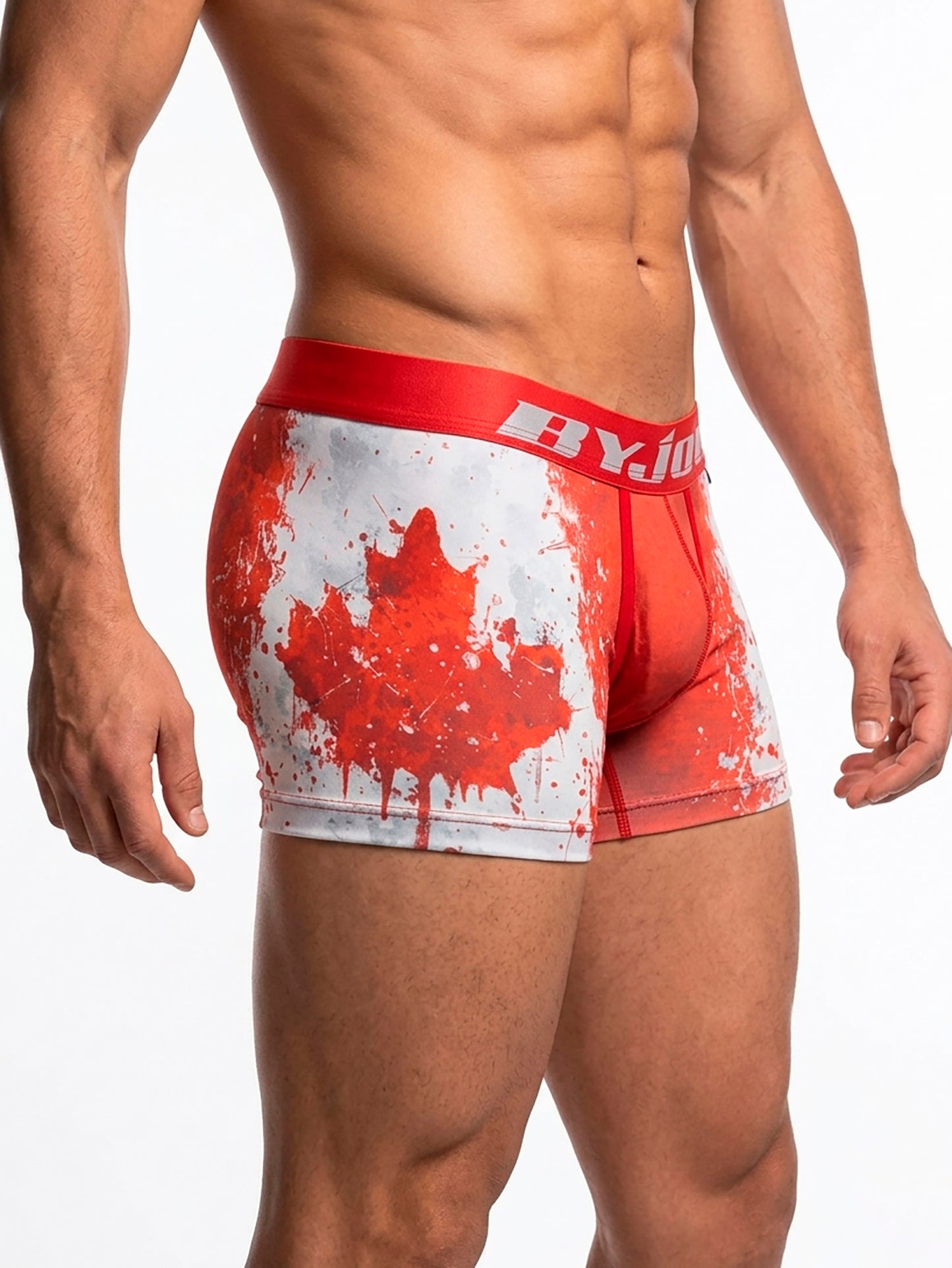 Men's Boxer for Men CANADA — The Maple Rising Edition | Soccer Flag Print 2026 | Byjouduha