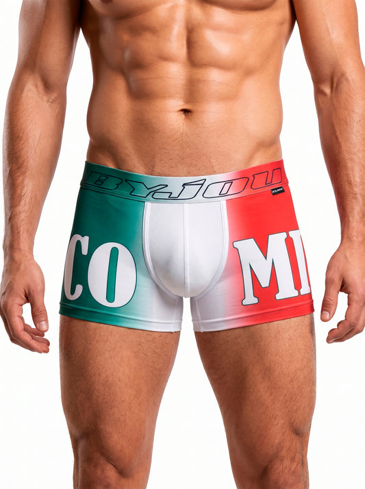 Men's Boxer Briefs MEXICO — The El Tri Edition | Soccer Flag Print 2026 | Byjouduha